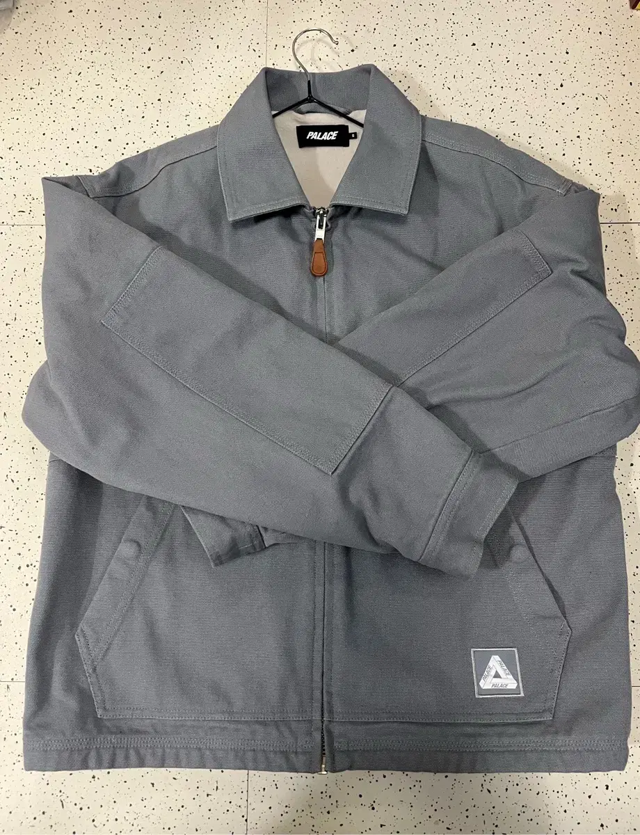 Palace Utility Fleece Jacket Grey - 24FW